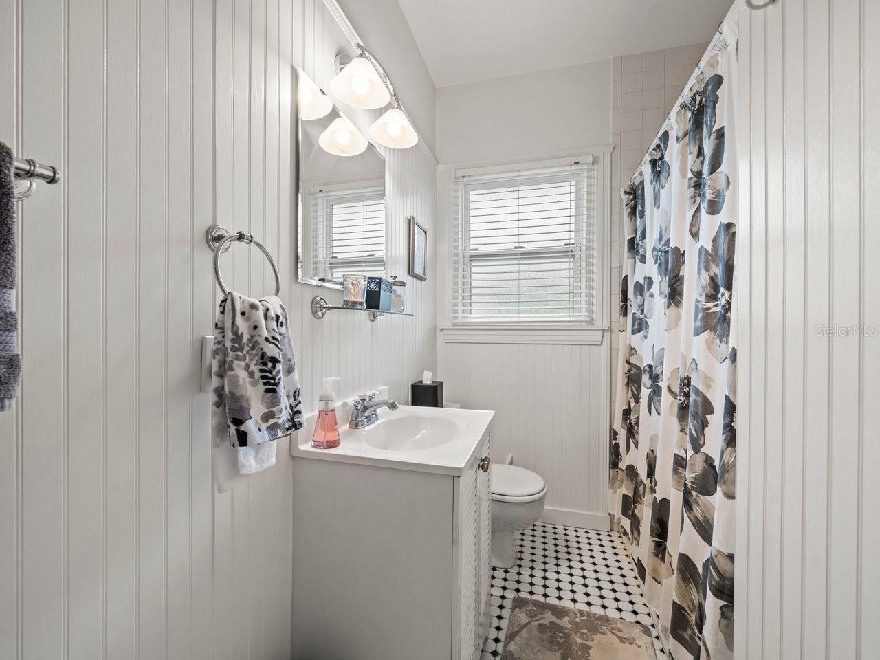 Stylish guest bathroom