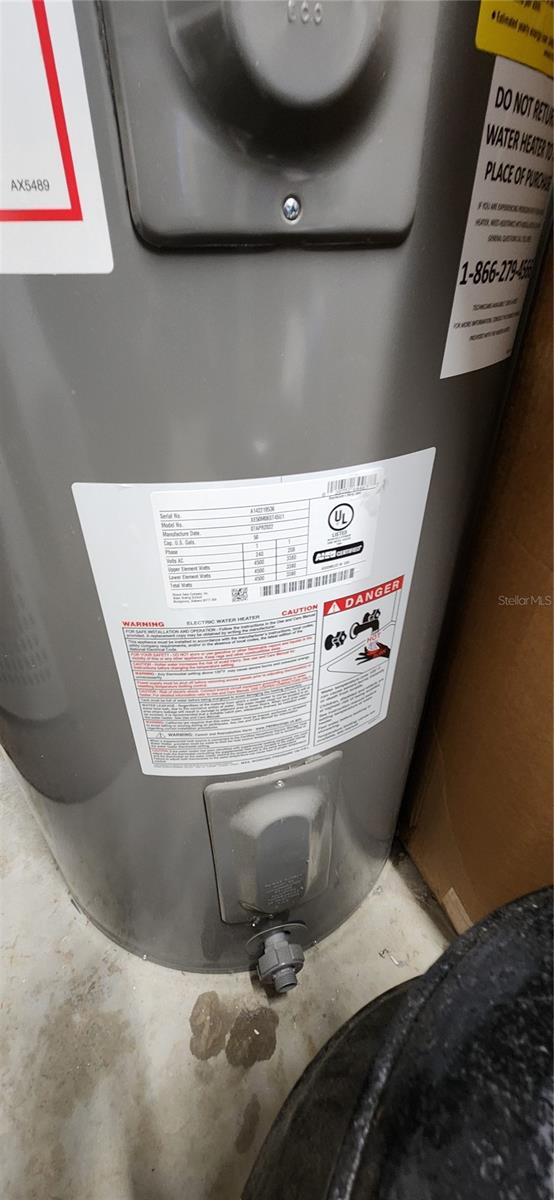 New hot water heater