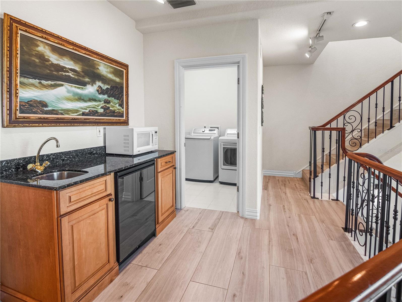 3rd Floor Foyer laundry stair to 4th Roof deck.