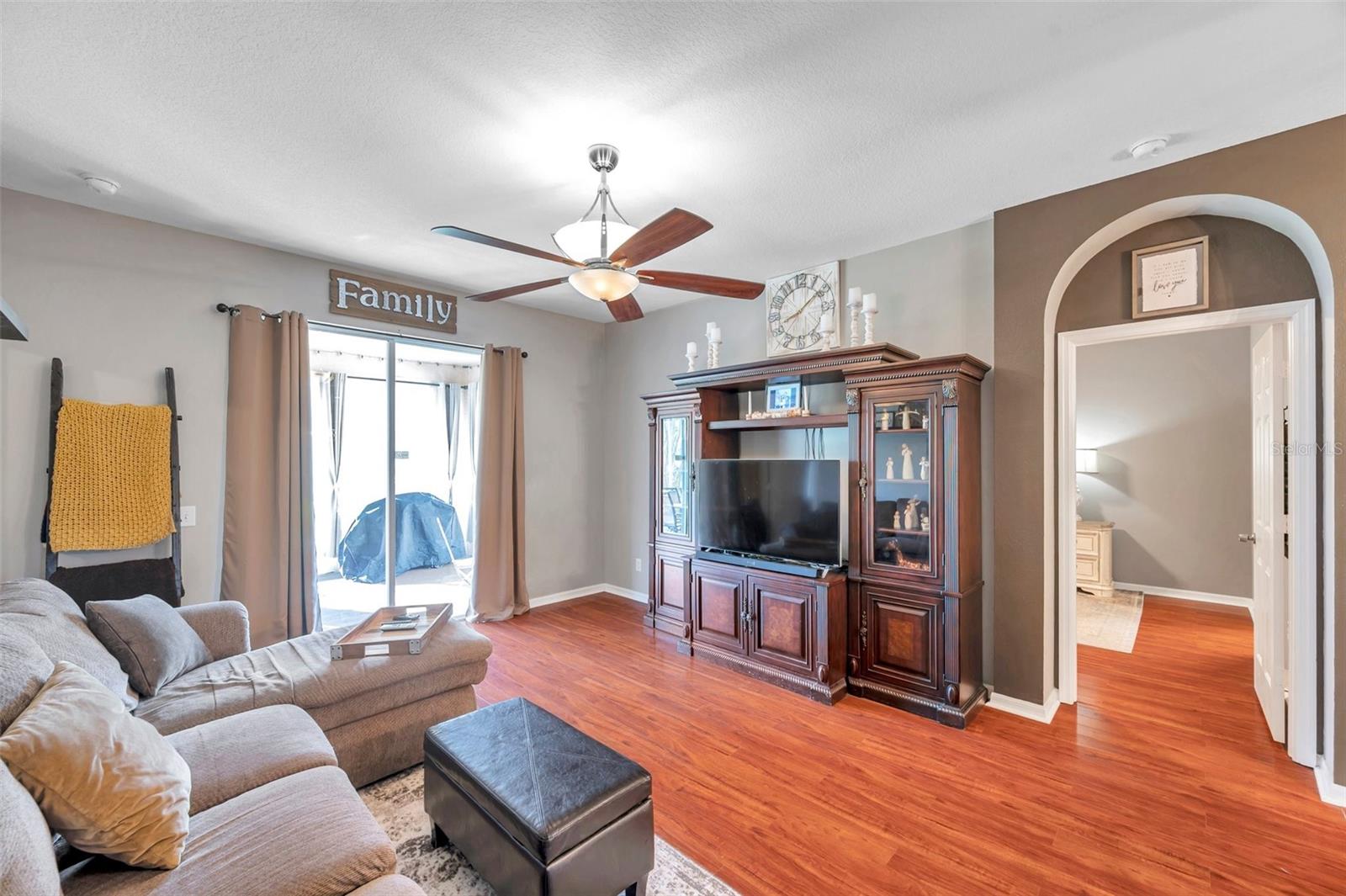 Primary bedroom off Family room