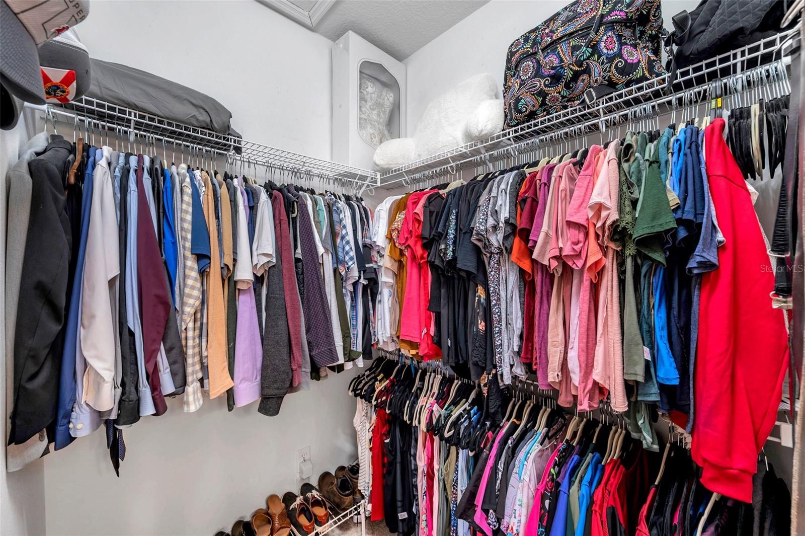 Primary walk-in closet