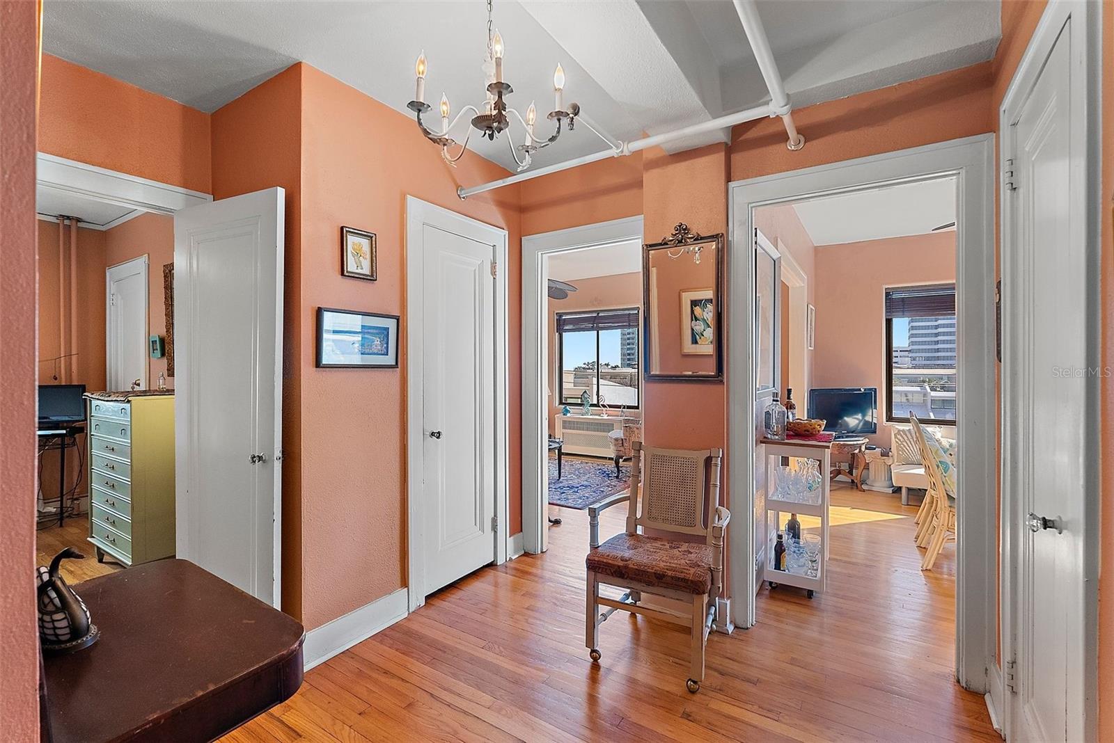 Entry foyer apartment 414