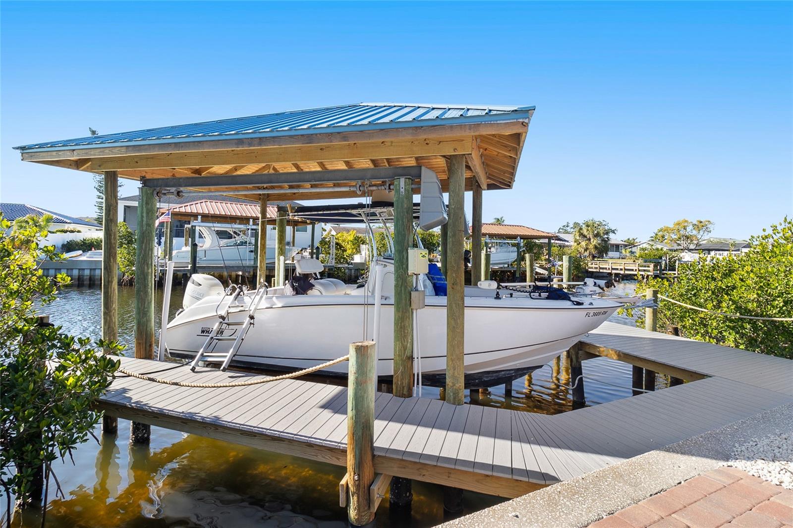 Covered Boat Dock