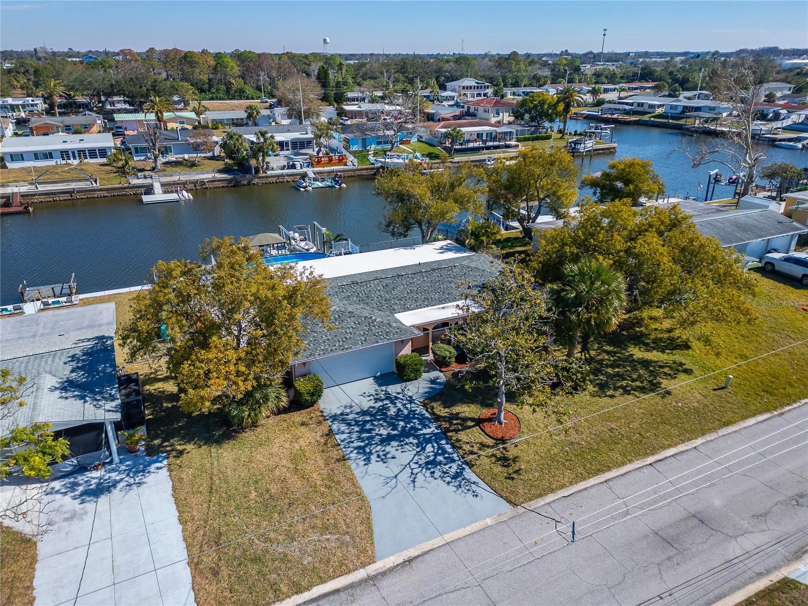 Drone View of Front of House