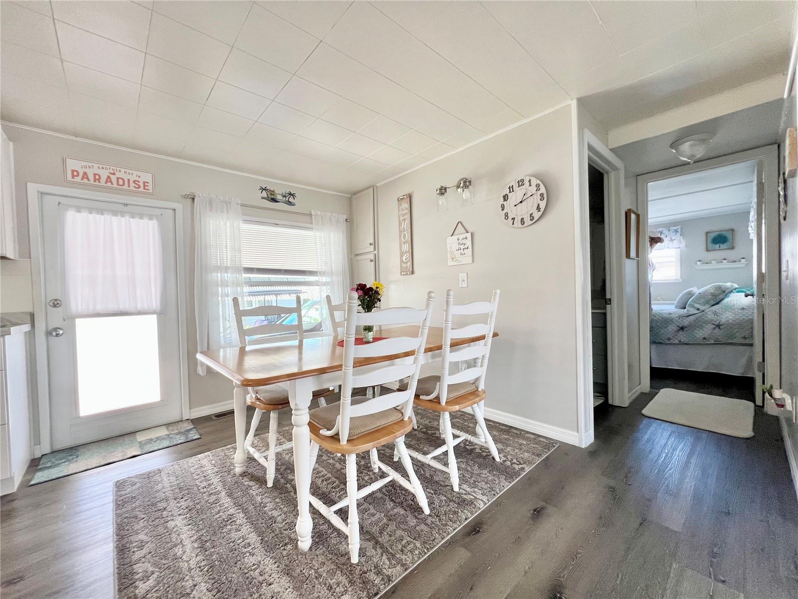 Dining room next to 2nd bedroom and bath