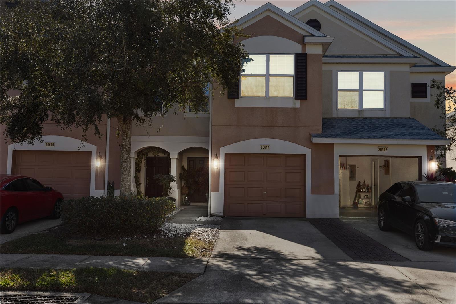 Front entrance and Garage