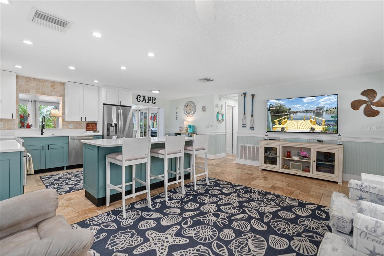 Open kitchen living room