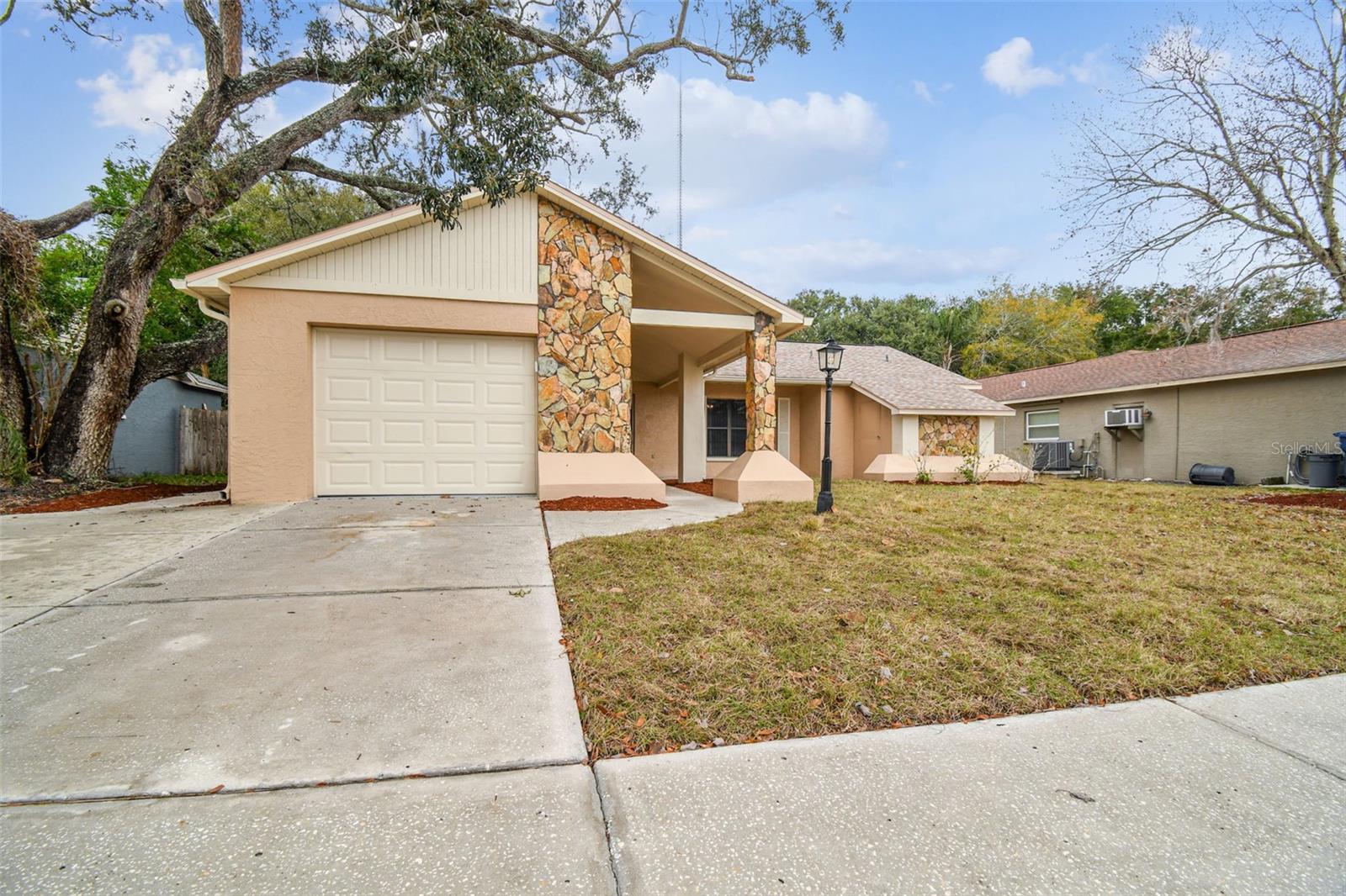 Double wide driveway