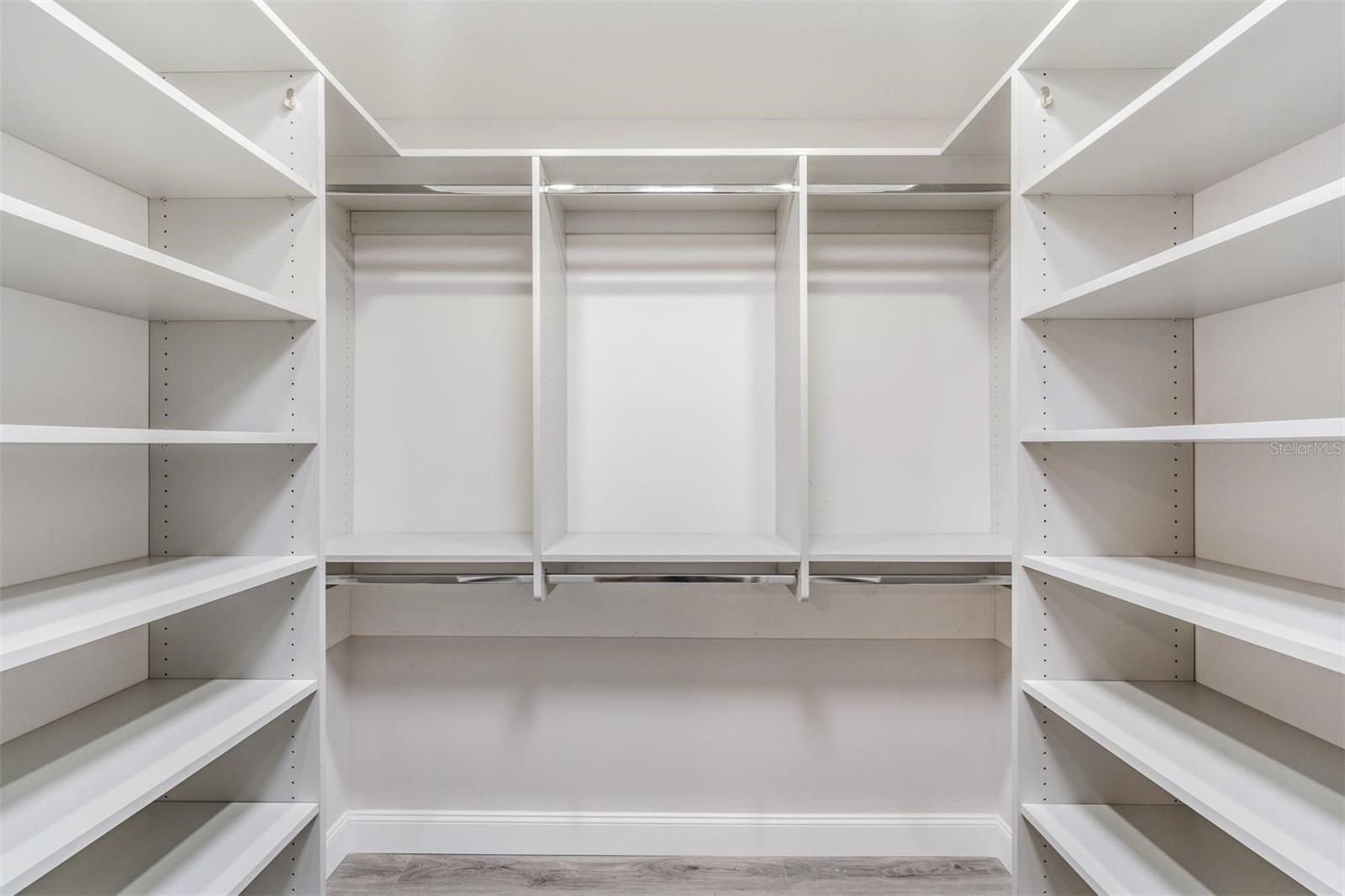 Walk-In Primary Closet