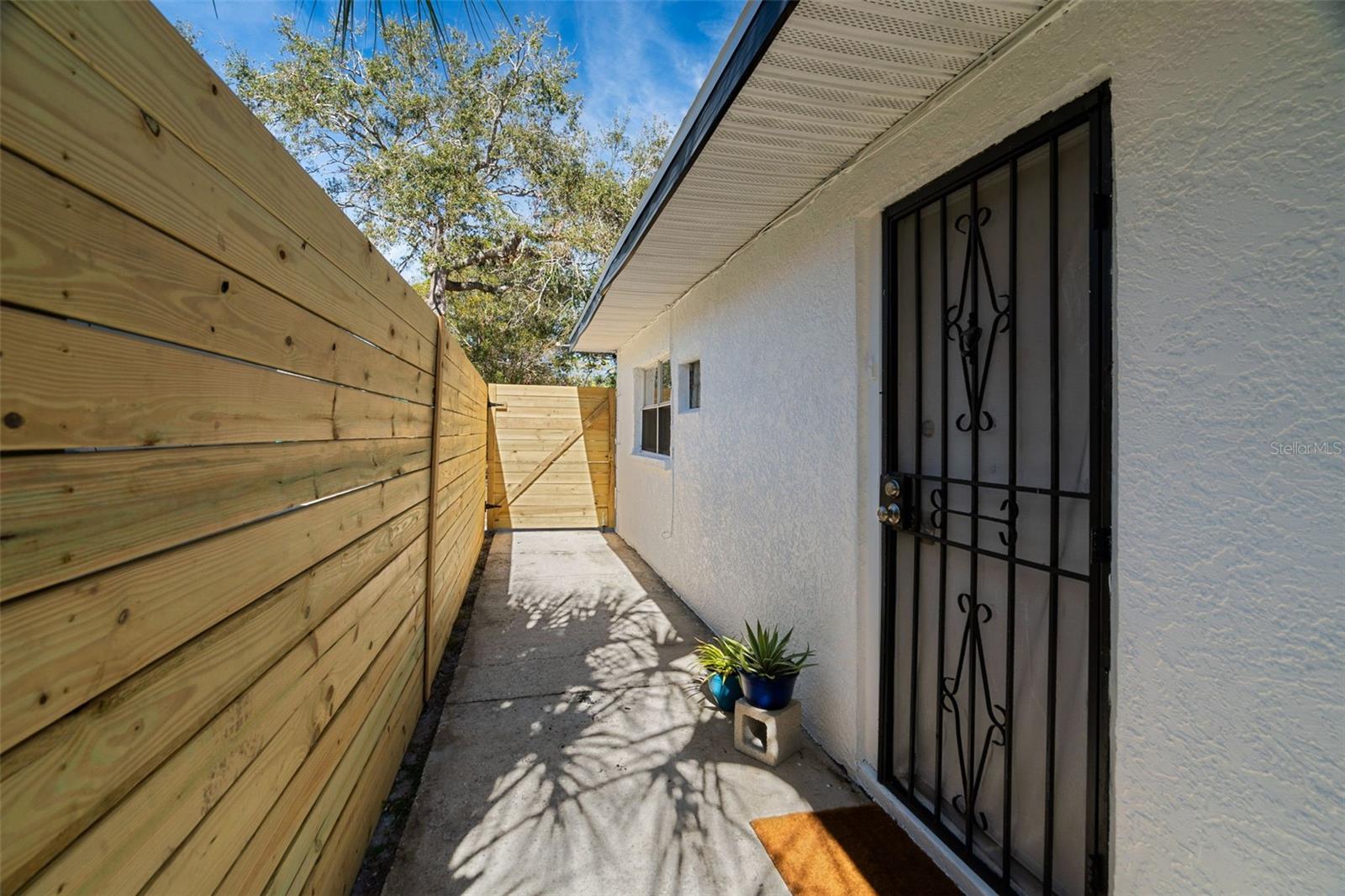 Private entrance to the bonus room.