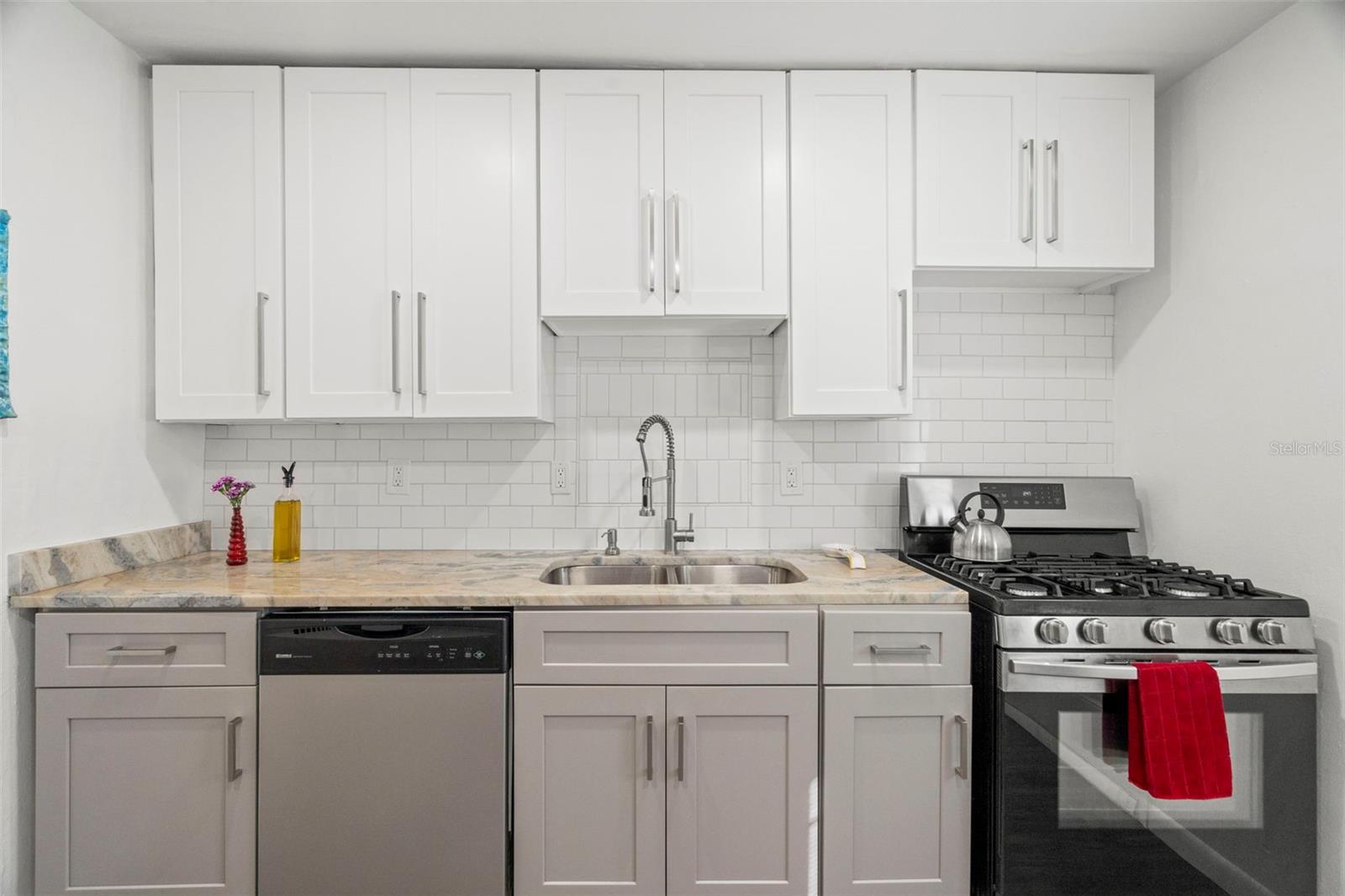 A thoughtfully renovated kitchen.