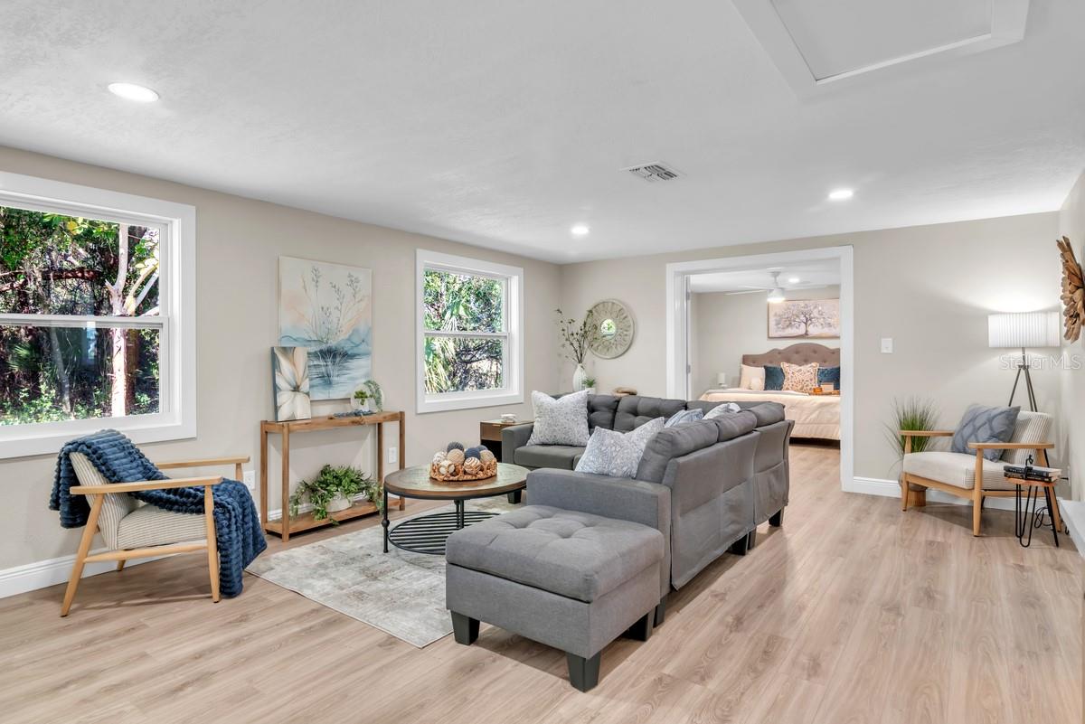 View of Living Room as you enter the front door