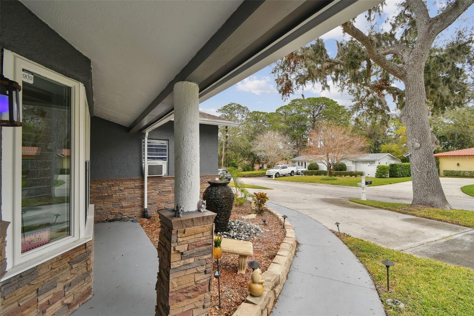 Inviting Sidewalk Leading To Front Entry