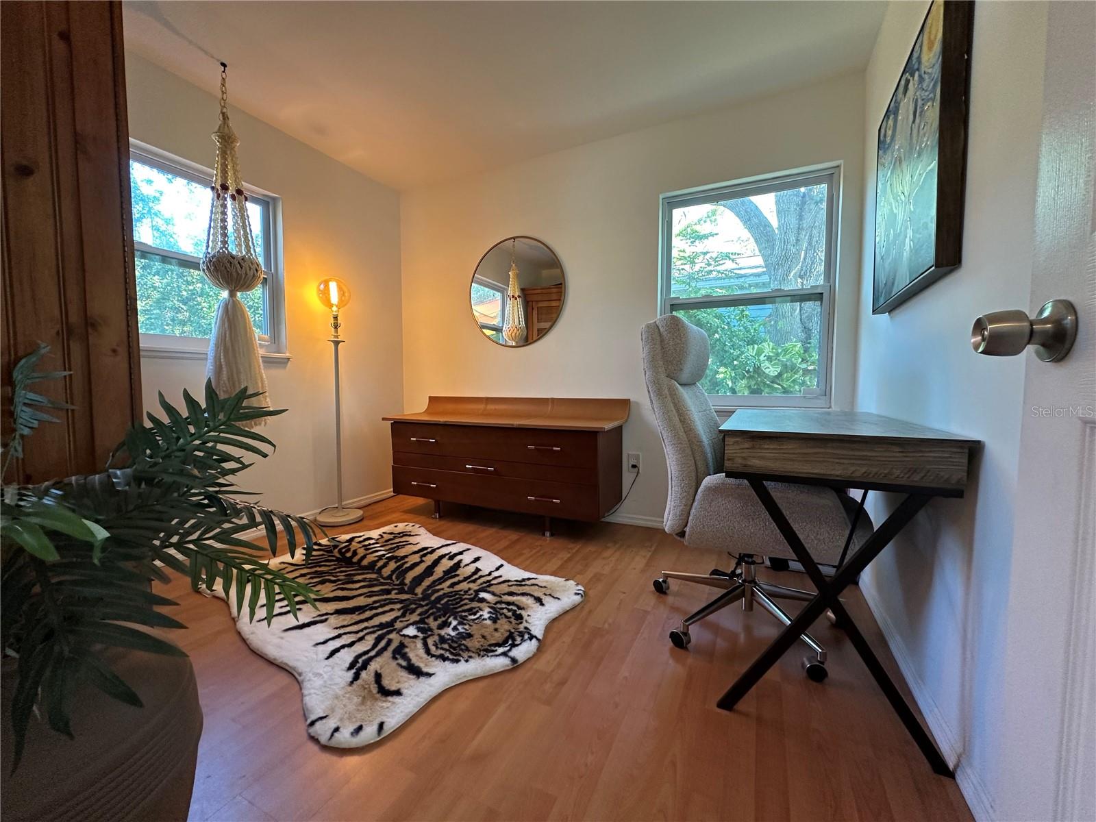 Bedroom 2 also great for office set up with double windows for lots of natural light