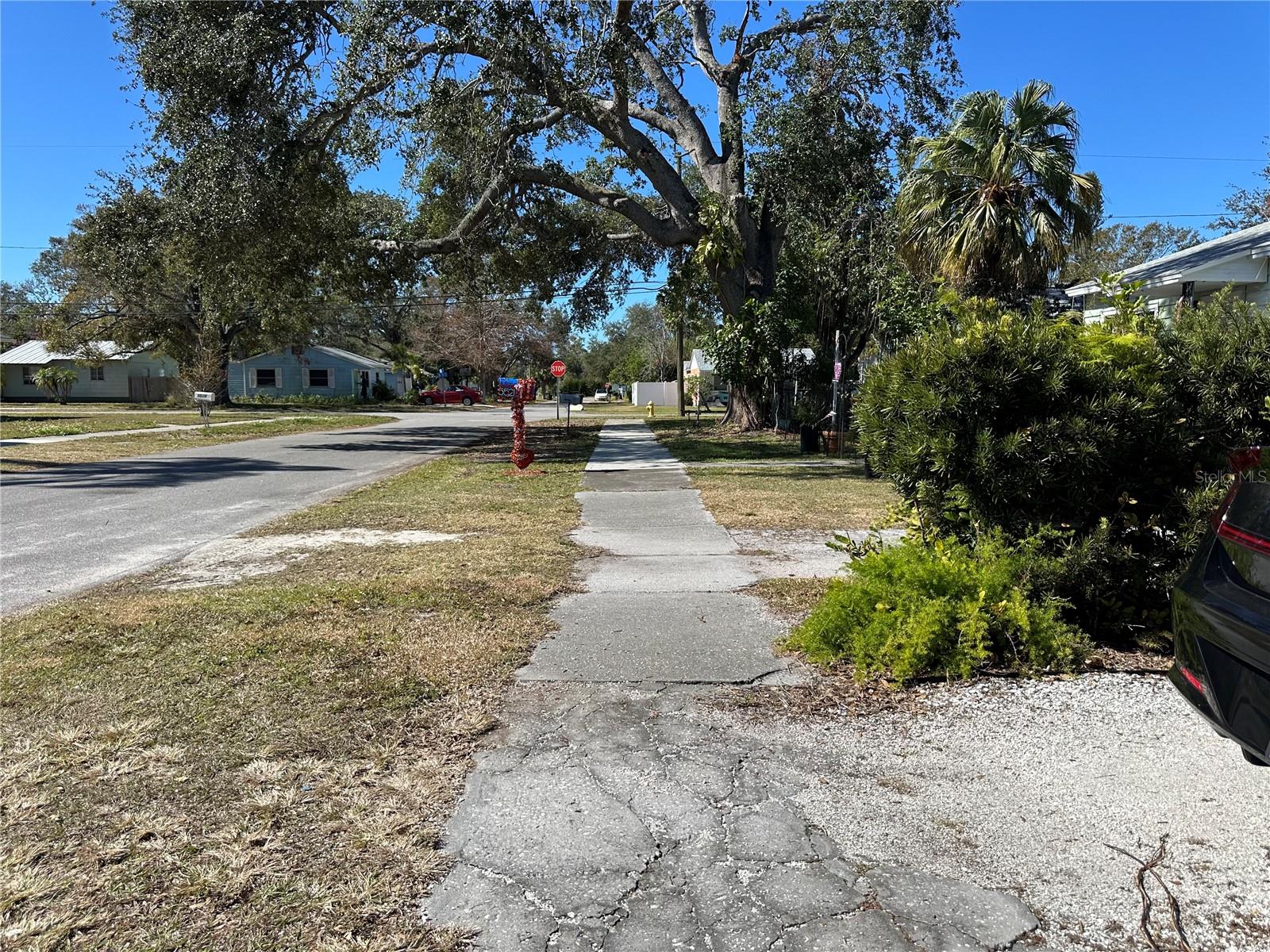 Sidewalks for neighborhood strolls