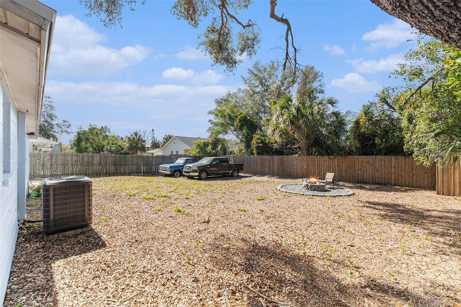 Plenty of backyard space with plenty of opportunity to make it yours!