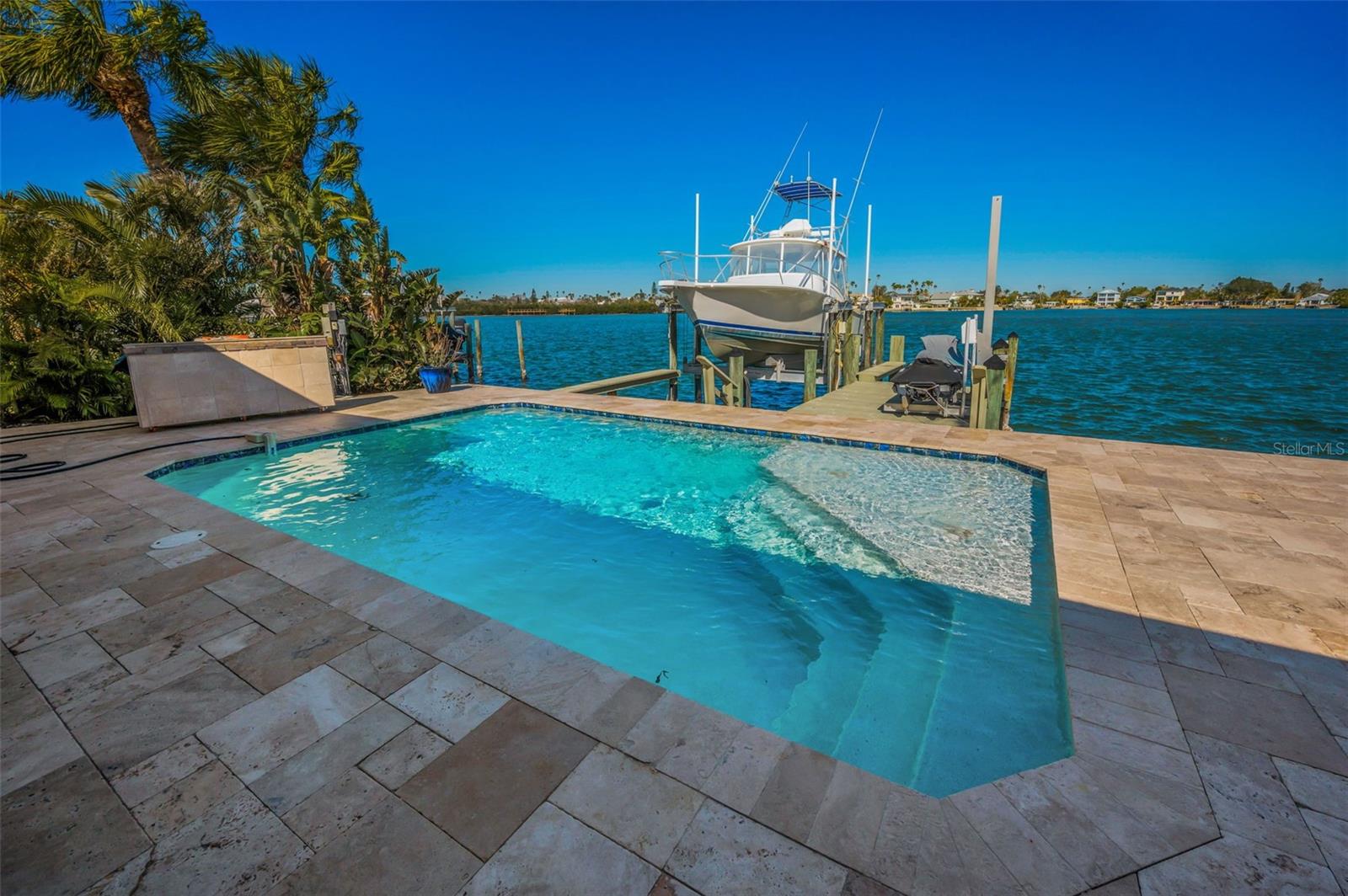 Shimmering, Heated Inground Pool on the Waterfront!