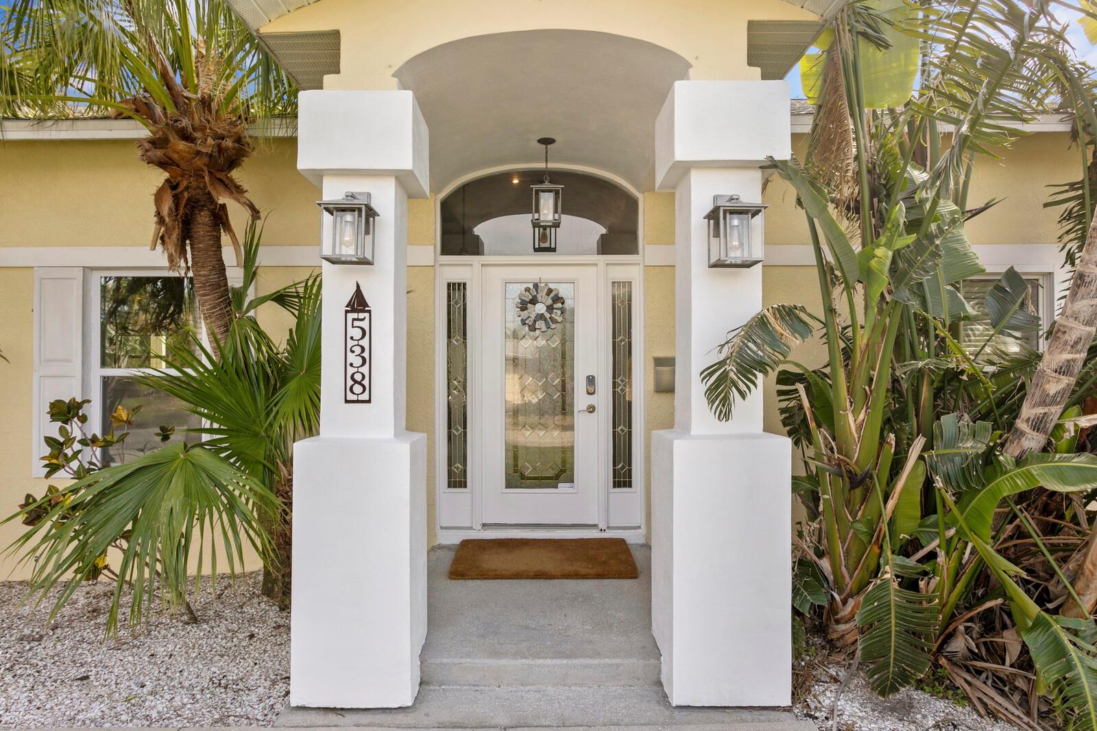 Welcoming entrance to this home