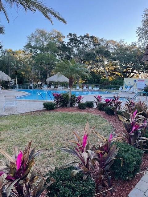 TROPICAL SETTING POOL AND SPA