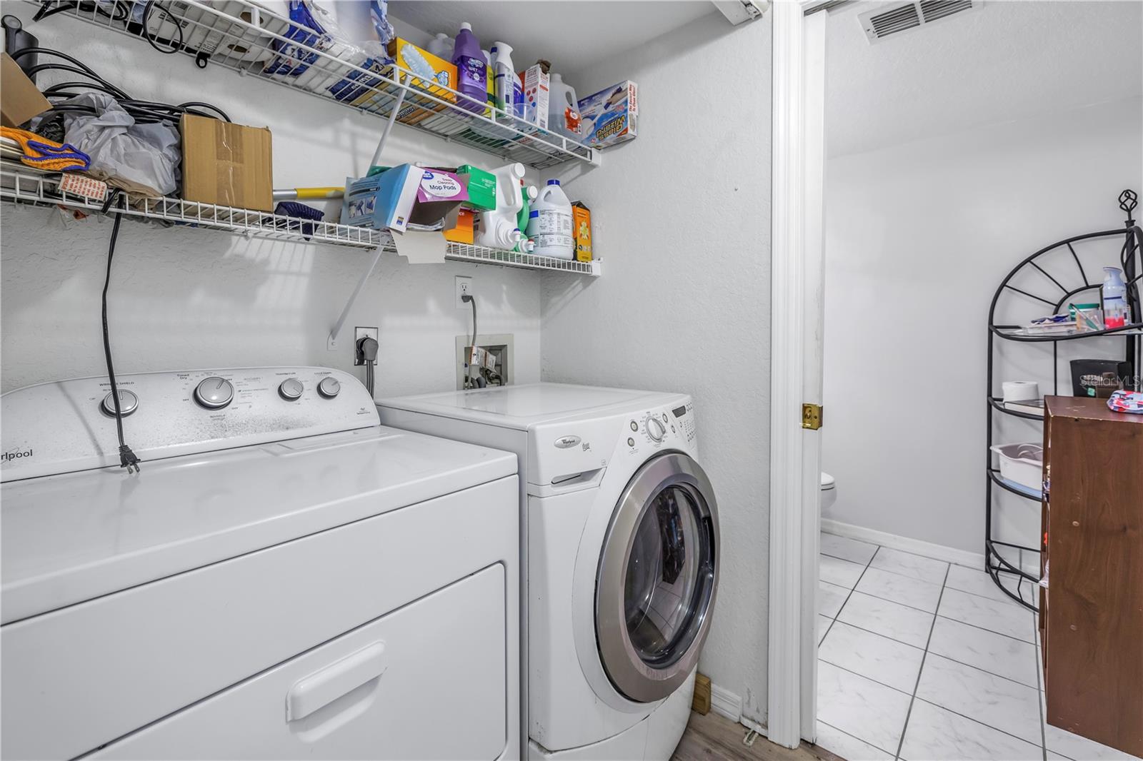 First floor Closet Laundry