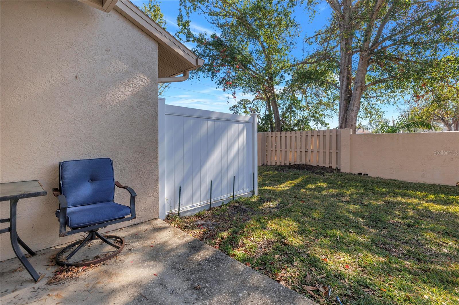 Back Patio covered porch