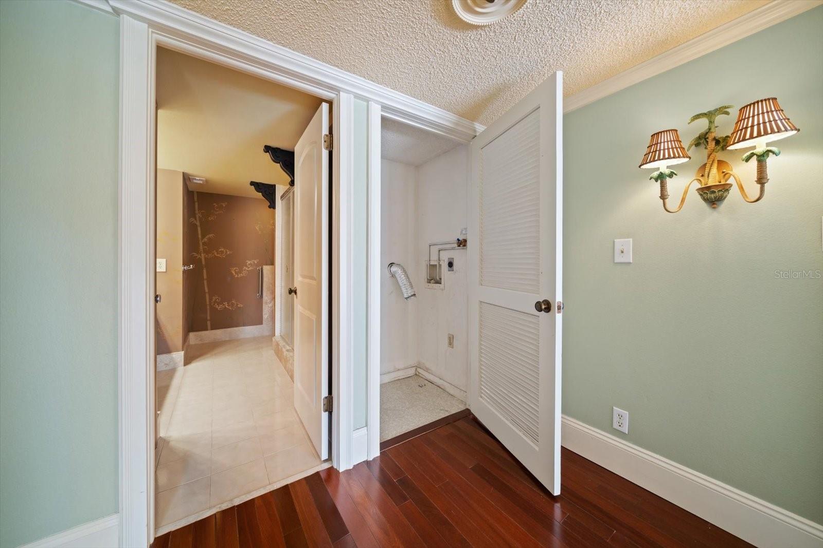 Spacious Laundry Closet