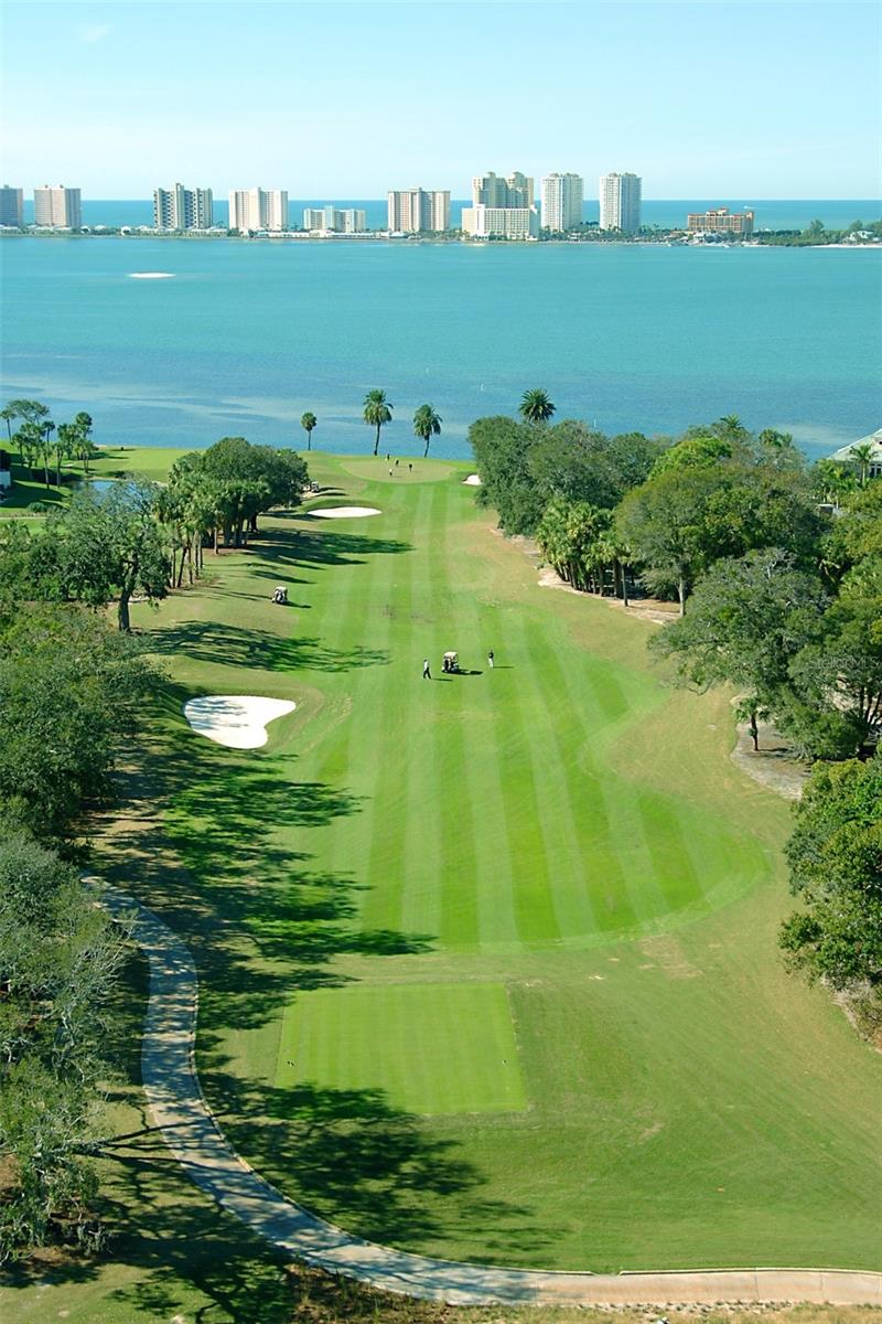 The 14th hole of the Belleair Country Club's East Course