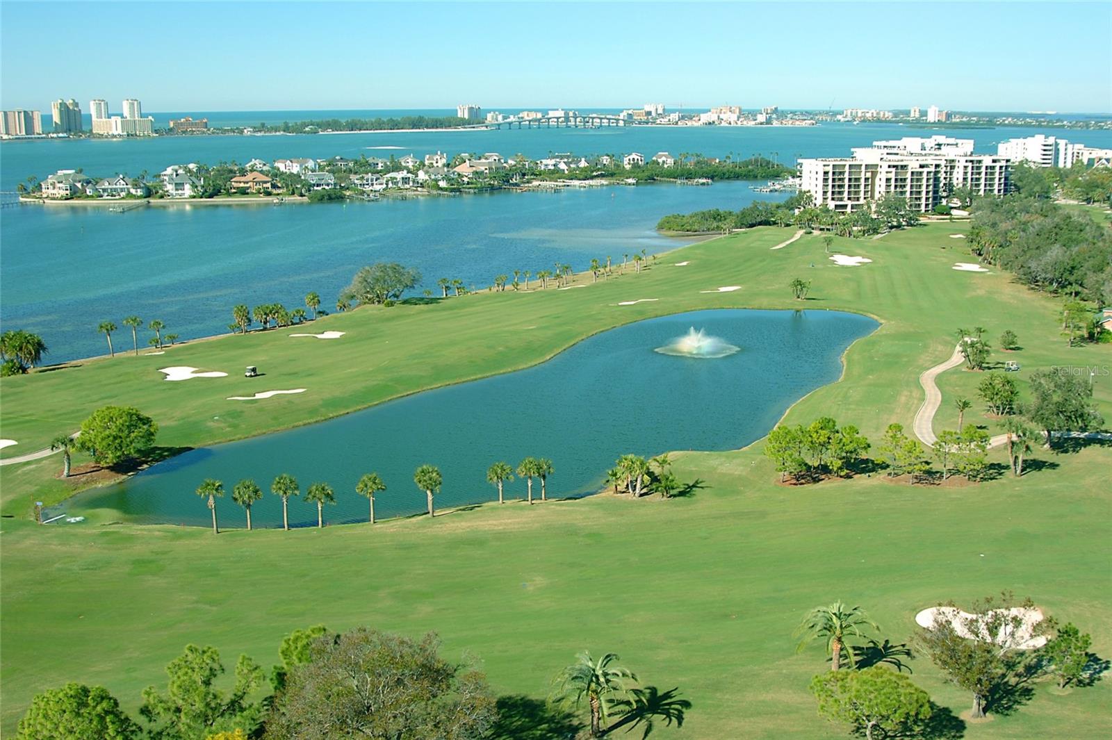 Aerial view of the Belleair Country Club's West Course