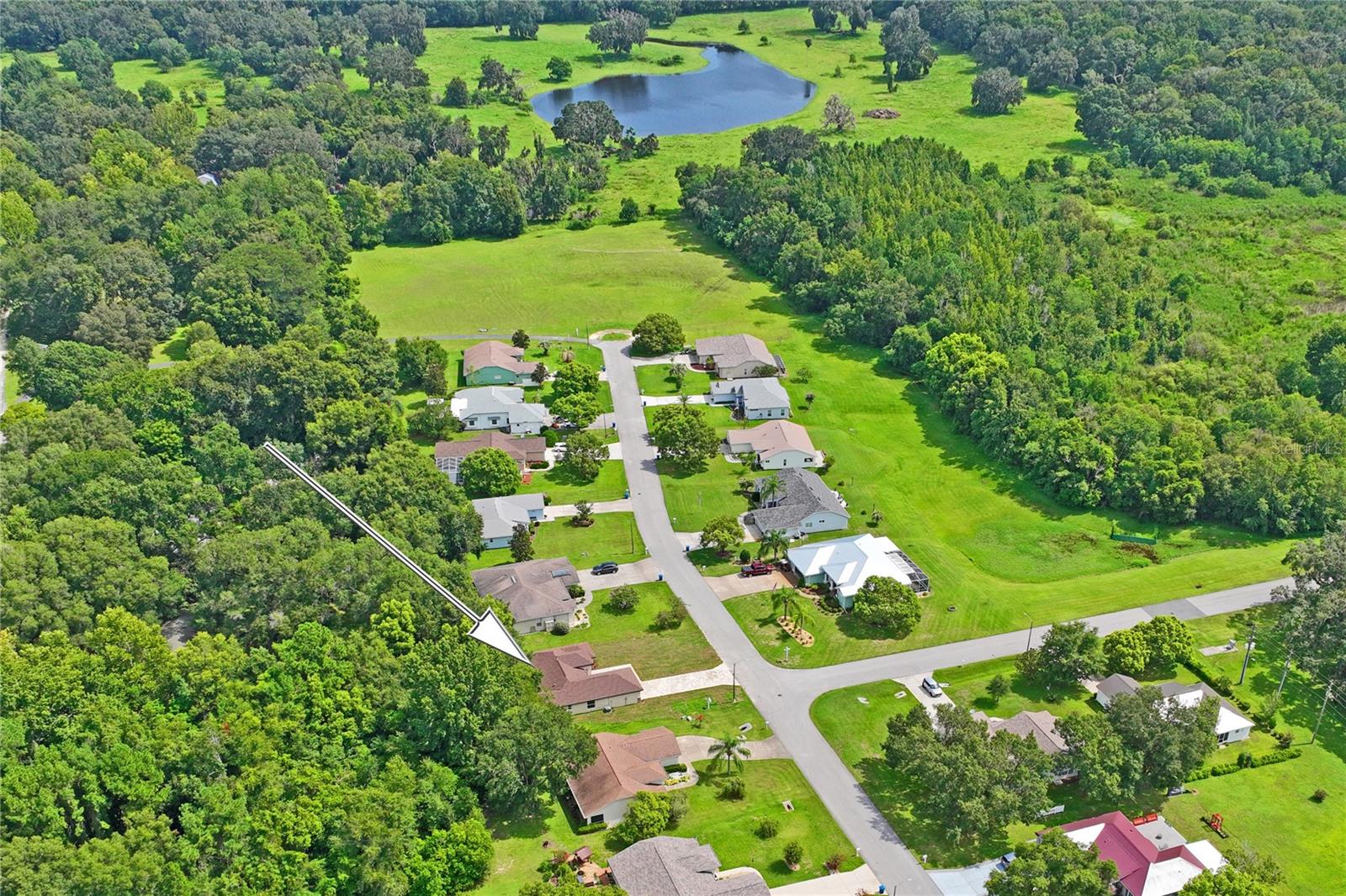 Aerial Street of Epworth