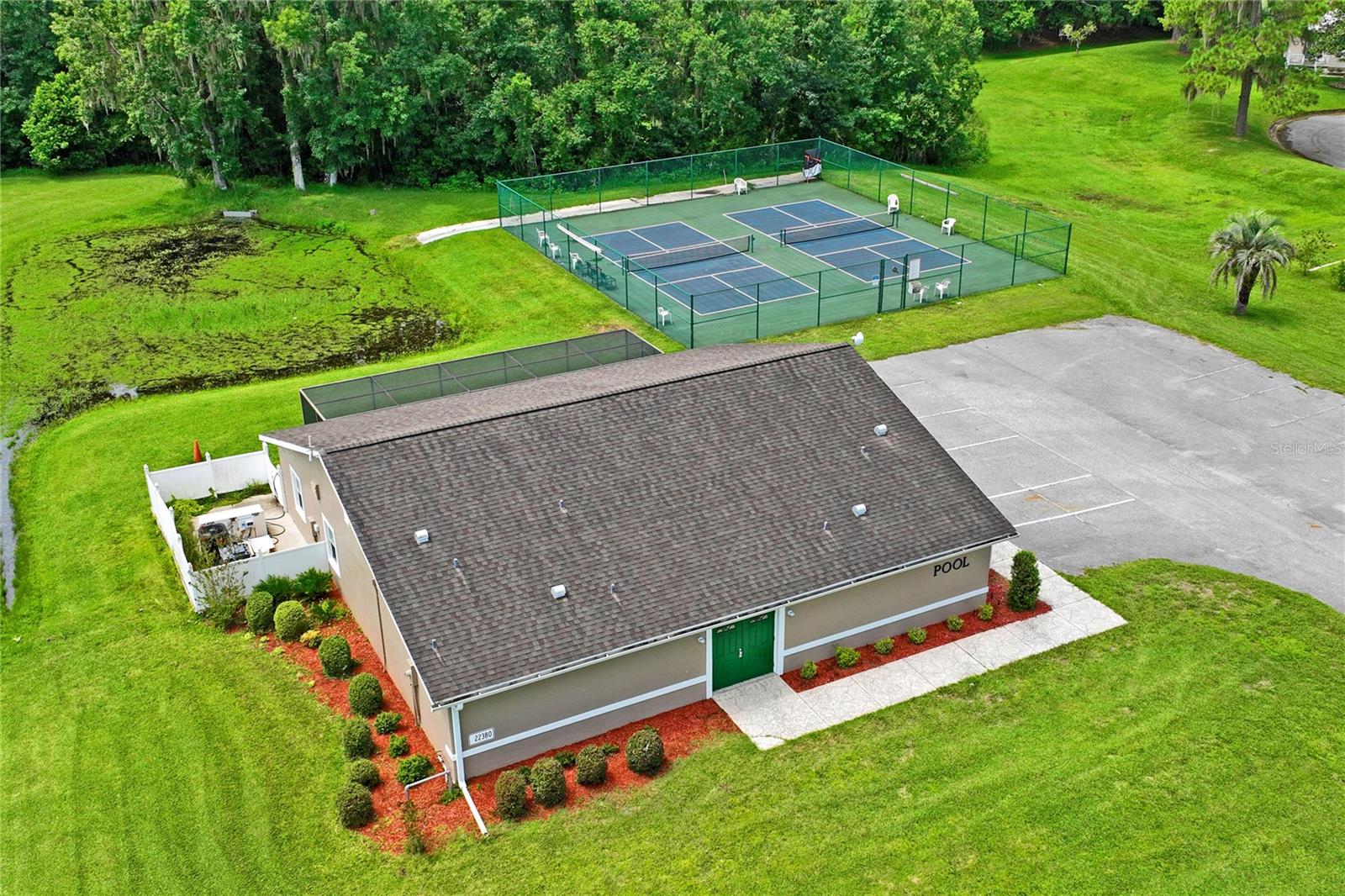 Indoor Pool Aerial