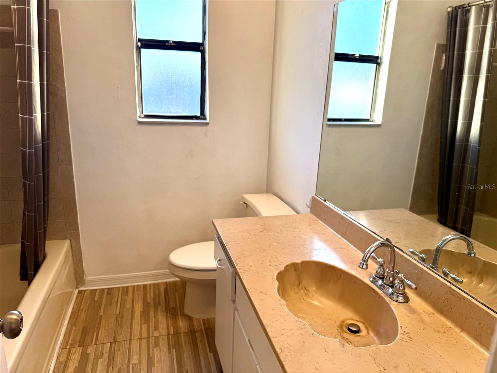 Bathroom Upstairs with a Tub