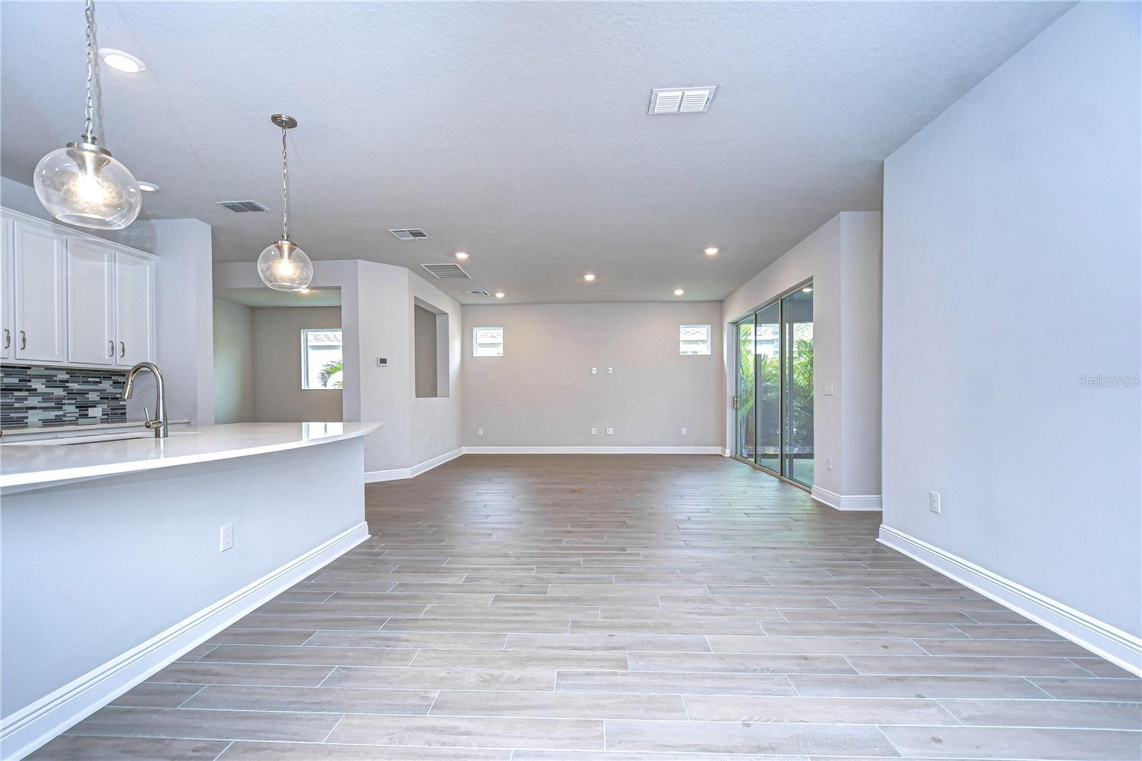 Living space is EXPANSIVE and ready for all your design ideas!