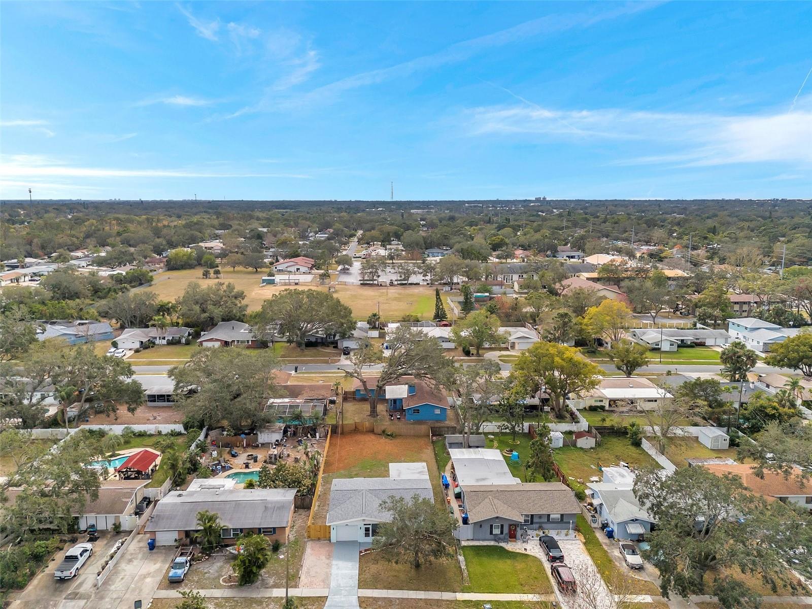 Aerial view full property