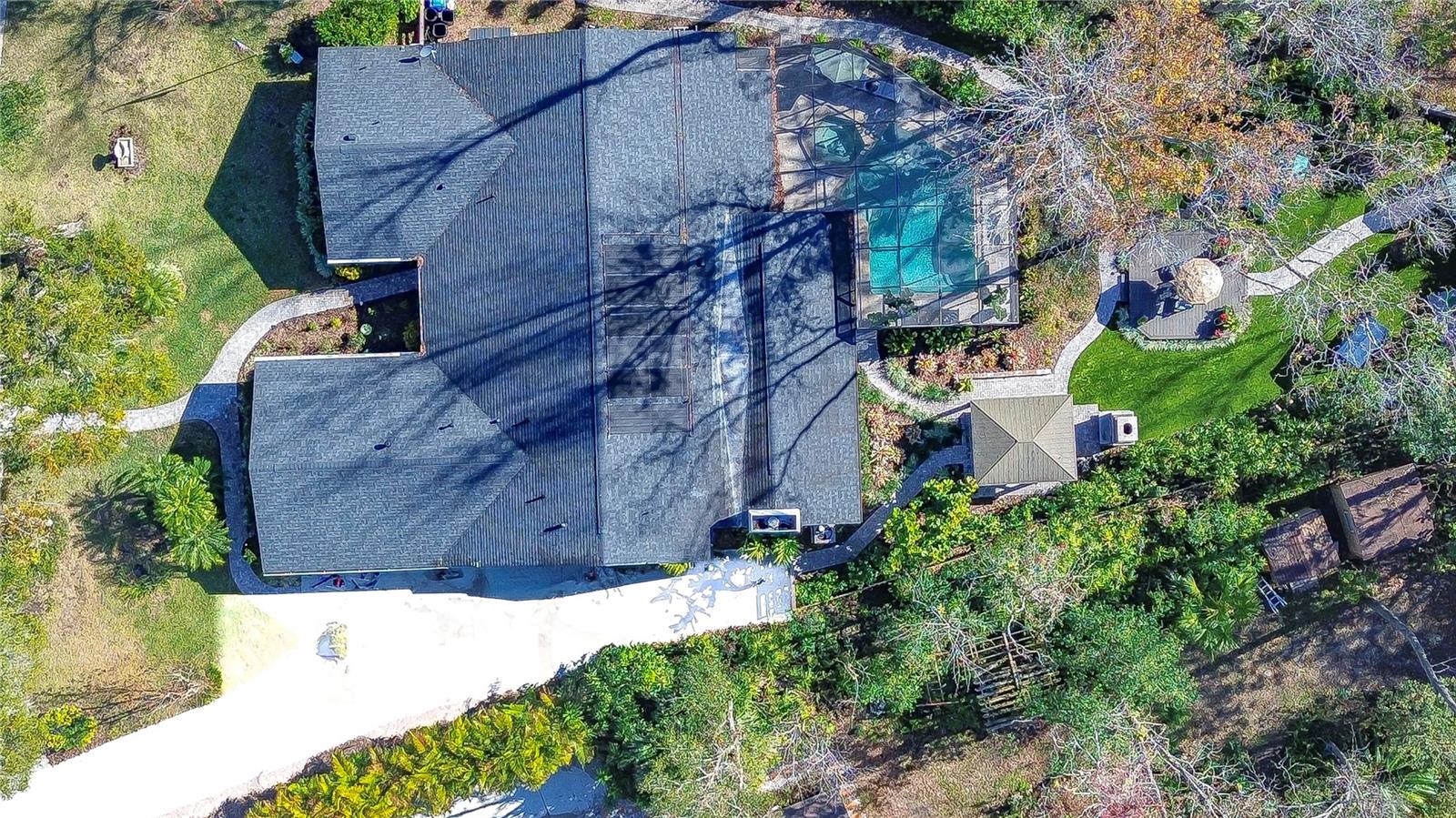 Side located garage keeps the focus on the architecture of the home!