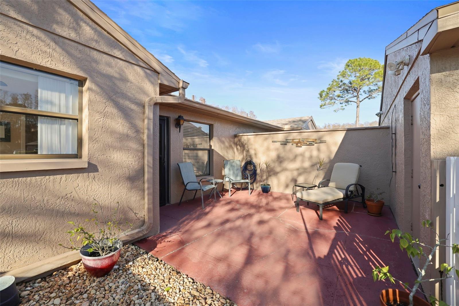 Front Patio to Garage