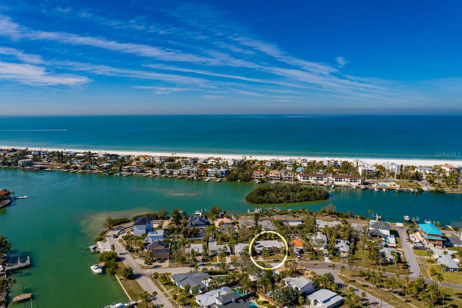 Looking towards Pass a grille Beach