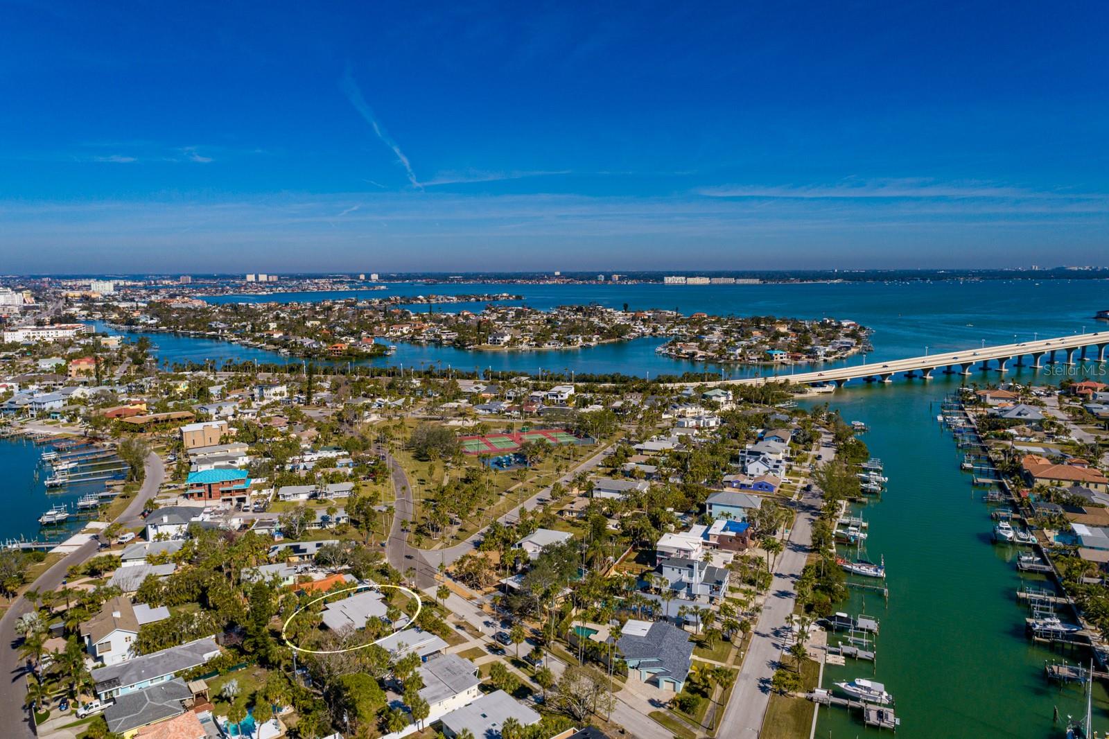 Quick access to the Pinellas Bayway