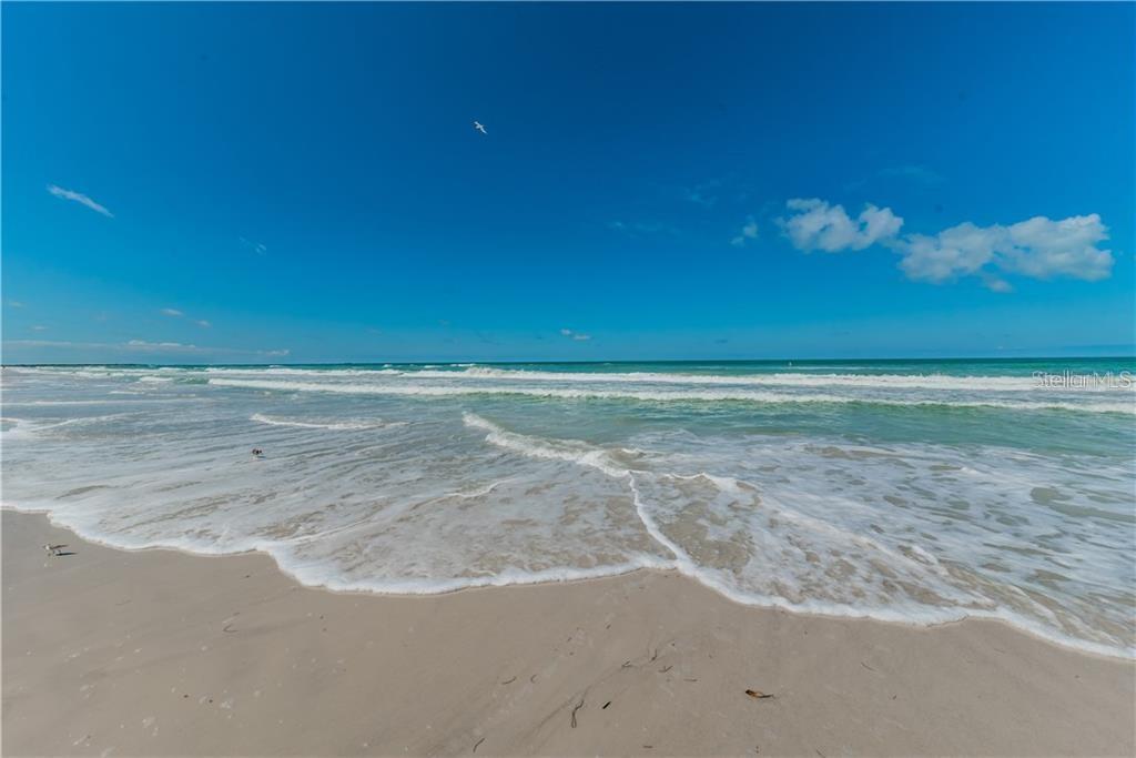 stick your toes in the sand