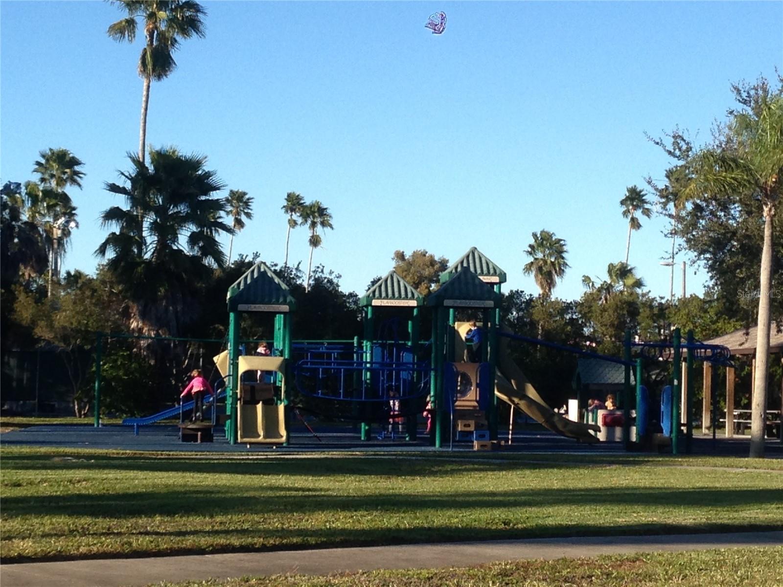 Playground across the street