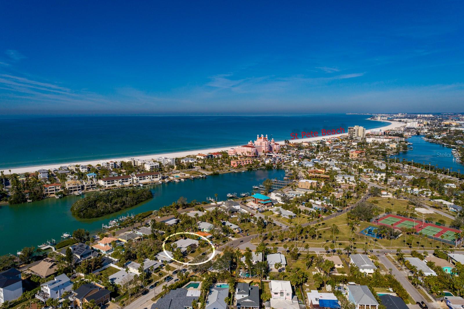 St Pete Beach in the background