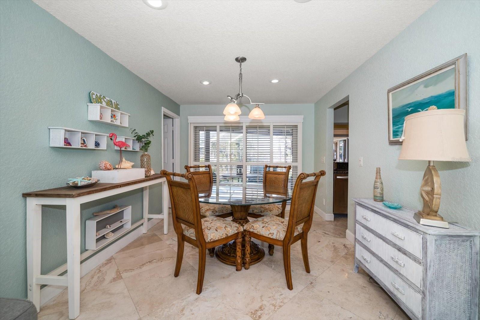 Formal dining area
