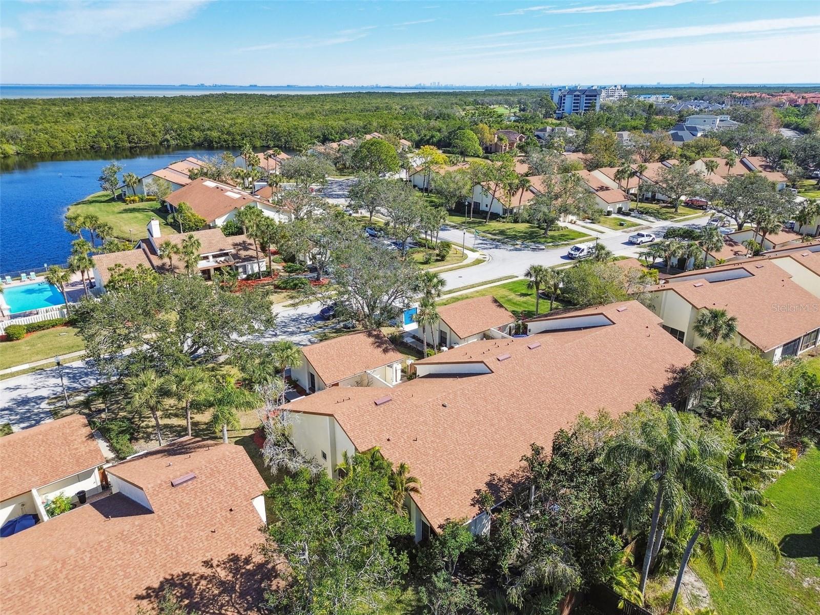 Overhead view of community