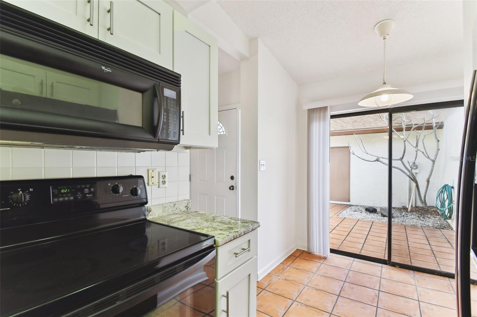 Breakfast nook in the kitchen