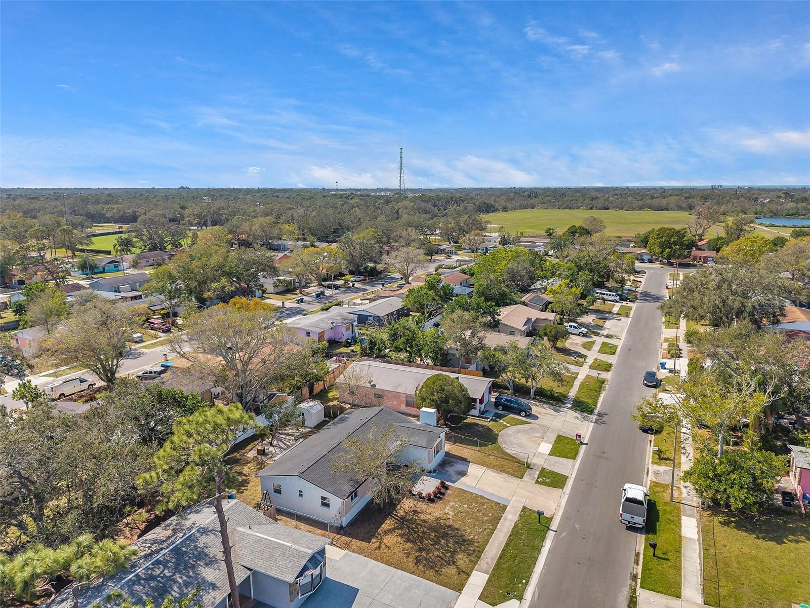 low traffic residential neighborhood