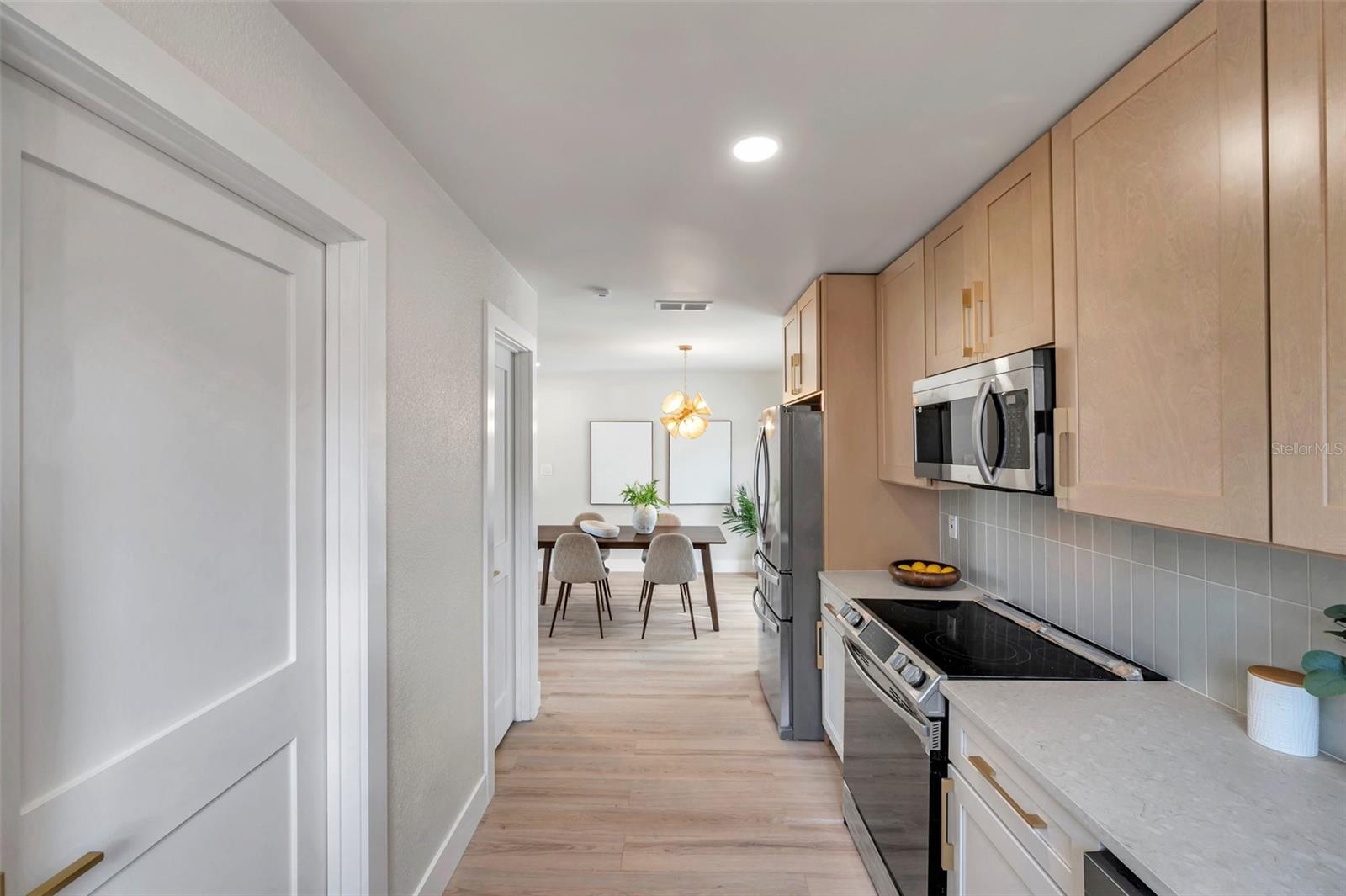 Inside Laundry and Pantry Storage