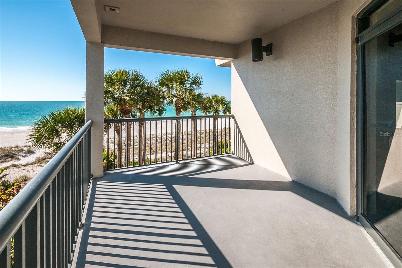 One of two balconies off the second floor Clubroom at the Clubhouse