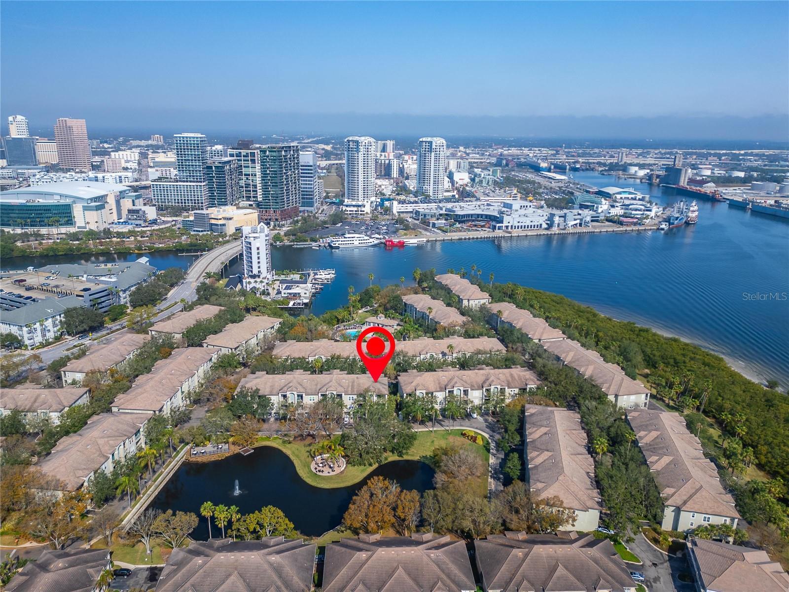 View of community / Downtown Tampa / Water Street / Sparkman Warf / Channel District