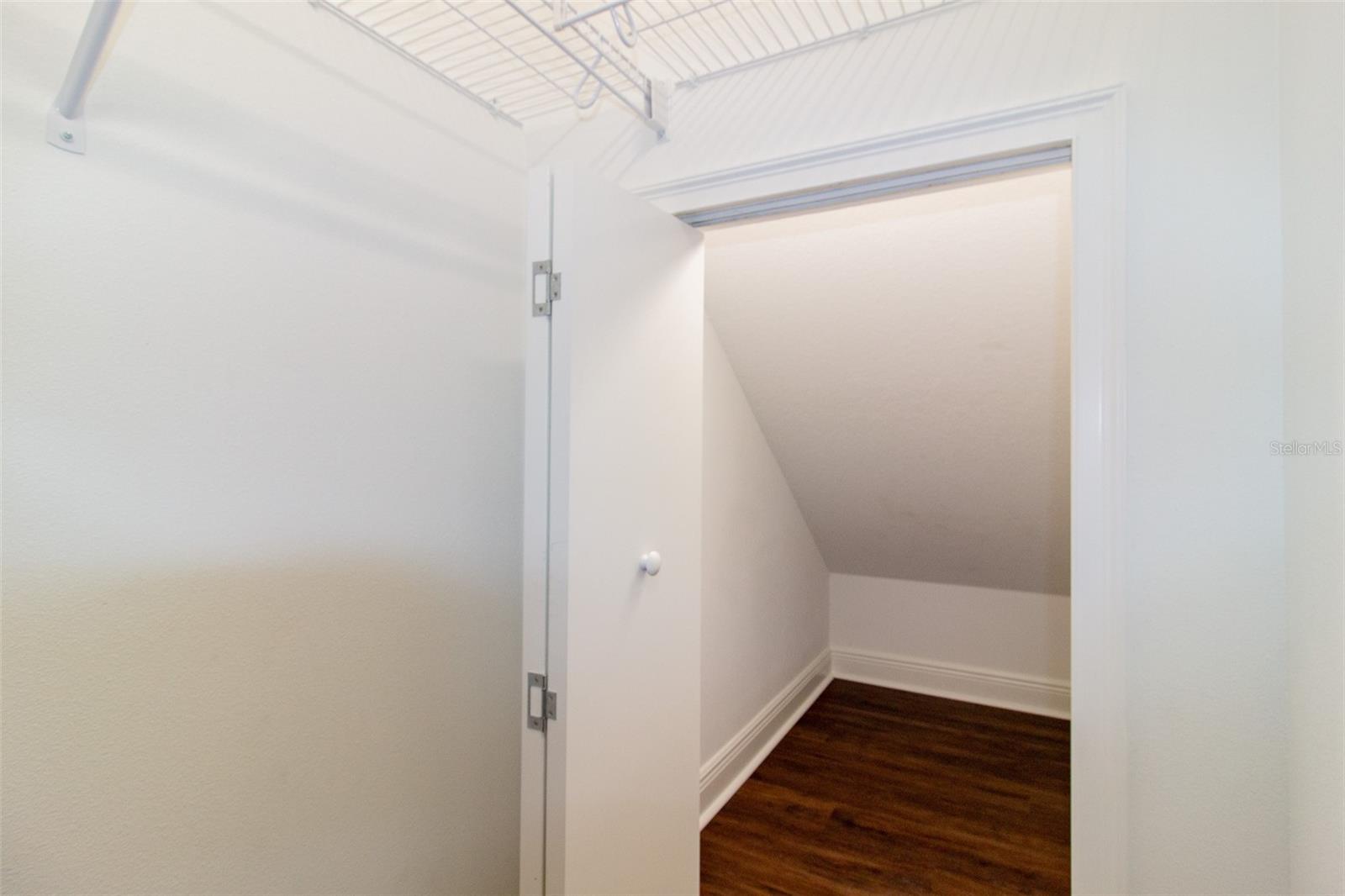 Little reading nook/play area with lighting and outlets inside.