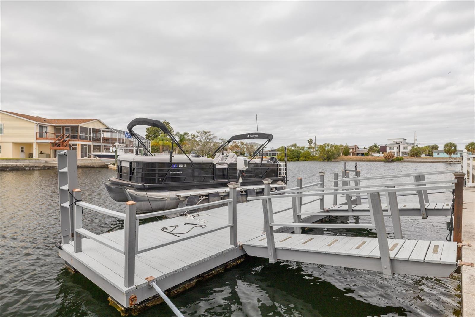 Deep Water Dock with 10,000 lb Lift