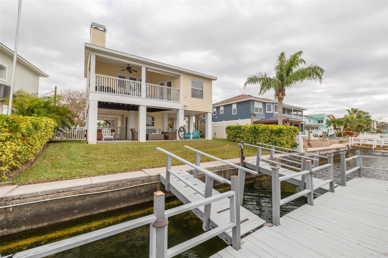 Deep Water Dock with 10,000 lb Lift